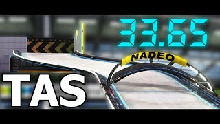 Trackmania TAS C07Race in 3365s 181s RTA 070s TAS [upl. by Viv]