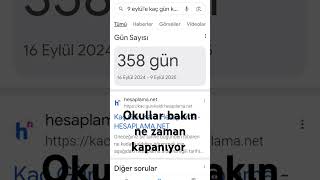 Yaaa daha okulların kapanmasına 358 gün var😔😔😔 [upl. by Ayekram123]