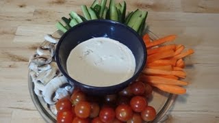 Crudités con dip de cebolla [upl. by Morissa]