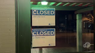 Bay Area library closed until further notice due to danger from crime officials say [upl. by Tnahsarp]