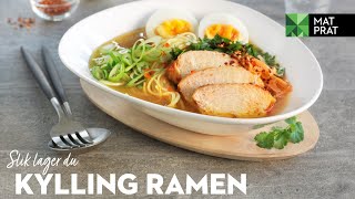 Deilig kyllingramen  MatPrat [upl. by Blackburn353]