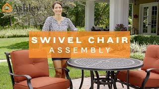 Ashley HomeStore I Swivel Chair Assembly [upl. by Ettenyar]