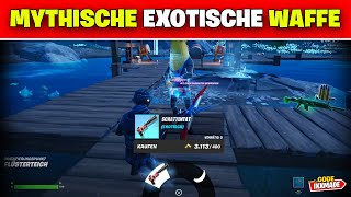 Eliminiere gegnerische Spieler mit einer mythischen oder exotischen Waffe Fortnite Woche 1 Aufgabe [upl. by Panchito]