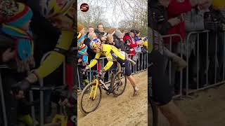 Wout Van Aert Training amp race  Cyclocross Koksijde 2024 cyclocross [upl. by Lyrradal]