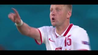 Rozsierdzony Kamil Glik w meczu Polska  Hiszpania UWAGA OSTROŻNIE [upl. by Notslar]