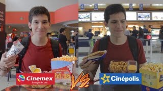 ¿Qué comida es mejor Cinepolis vs Cinemex [upl. by Ladnar]