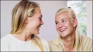 Magdalena Eriksson and Pernille Harder journey to 8finity [upl. by Lib]