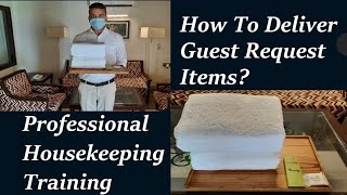 How To Deliver Guest RequestHousekeeping Training Video Hotel Success in Housekeeping By Vijay [upl. by Mailliwnhoj115]