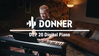 Good choice for beginners Donner DEP20 Beginner Digital Piano 88 Key I Donner Spotlight [upl. by Notsnorb]