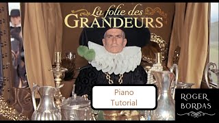 La folie des grandeurs  Theme damour quotmyosotisquot  Piano tutorial [upl. by Avera]