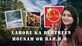 Lahore DHA in rain DHA roads tour  Food Review of Zakir tikka  Lahore [upl. by Seem]