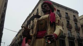 Festes de Santa Eulàlia 2017  Seguici  Entrada a plaça dels Gegants del Pi [upl. by Regazzi]