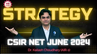 60 Days CSIR NET Strategy Session  How to Achieve Maximum Marks Dr Kailash Choudhary  IFAS [upl. by Anuait]