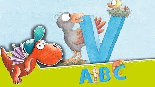 Der kleine Drache Kokosnuss und die Buchstaben V – Alphabet lernen – Lernvideo für Kinder [upl. by Rednasyl580]