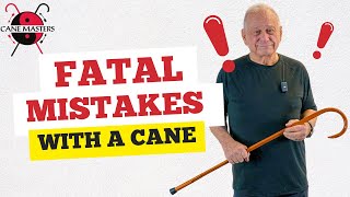 3 Walking Cane Mistakes to AVOID Tutorial [upl. by Adnamas]