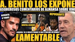 ÁLVARO BENITO DESTRUYE AL RAFA ALMANSA MÁS MISERABLE CON VINICIUS ¡GRAVES PALABRAS BRUTAL [upl. by Melan655]