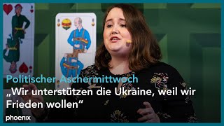 Rede von Ricarda Lang zum Politischen Aschermittwoch am 220223 [upl. by Brunell]