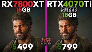 RX 7800 XT vs RTX 4070 Ti Super  Tested in 15 games [upl. by Ayad]