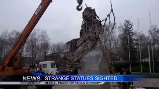 Cthulhu Statues Appearing Around the World [upl. by Hamforrd]