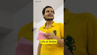 Life of Wallet 😅  shorts  Rahul Sinha  Thethar Puns [upl. by Ladnor726]