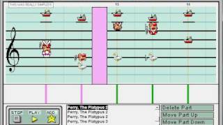 Perry The Platypus  Phineas And Ferb Mario Paint [upl. by Avigdor871]