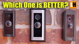 Ring Pro 2 vs Ring Pro vs Ring Wired Doorbell  Comparison of Features Video amp Audio Quality [upl. by Nnylav]