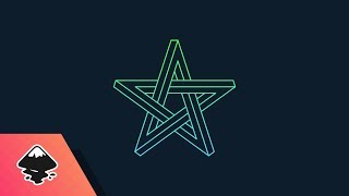 Inkscape Tutorial Impossible Star Logo [upl. by Drof655]