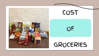 COST OF GROCERIES IN MALTA  STUDENT BUDGET [upl. by Anev]