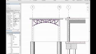 Autodesk Revit Structure Creating Frame Modeling [upl. by Blanchette]