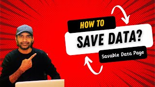 How To Save Data using Savable Data Page in Pega [upl. by Brewer827]