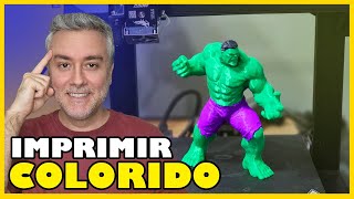 Como imprimir modelos 3D colorido em QUALQUER IMPRESSORA 3D [upl. by Carlyle]