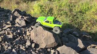 Scx6 with AGFRC 125kg direct power servo [upl. by Ennayd]