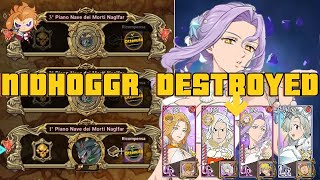 Complete Guide To ALL FLOORS Of NIDHOGGR Best GearsetsTeam Comps 7DS Grand Cross 7ds [upl. by Kowal]