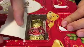 ASMR  Lindt Chocolate Advent Calendar  Day 0124 junnjan asmr [upl. by Albemarle655]