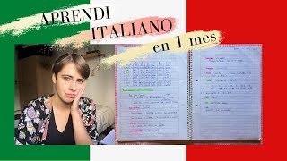 Como aprendí Italiano en 1 mes [upl. by Januarius]