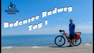 Bodensee Radweg Tag 1 Von Lindau nach Steckborn Jubiläumstour 2023 [upl. by Novek289]