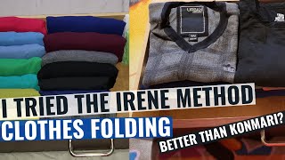 I tried Irene Method of folding clothes and show it to my kids [upl. by Petrina]