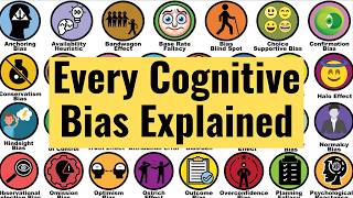 Every Cognitive Bias Explained in 10 Minutes [upl. by Armalda]