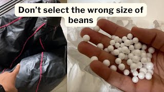 Filling Beans in my Bean bag  Should i Buy [upl. by Cadel]