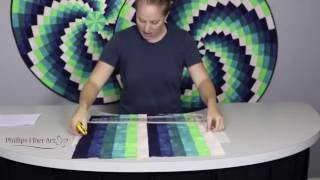 Ten Degree Wedge Pattern Beginners Bargello [upl. by Sutphin]