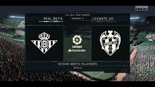 Real Betis vs Levante  LA LIGA  FIFA 22 [upl. by Ami10]