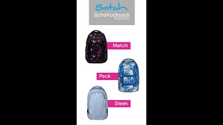 Satch Schulrucksack Modellvergleich  202223 [upl. by Ecnarretal]