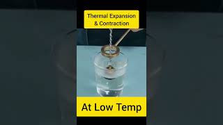 thermal expansion and contraction thermal expansion of solids physics trending viral shorts [upl. by Brock]