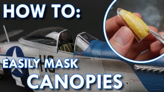 3 Easy and Effective ways to mask Aircraft Canopies  Quick Tutorial [upl. by Bromleigh]