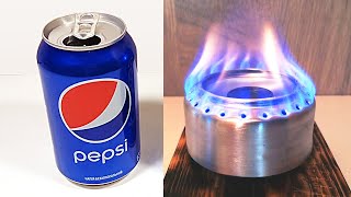 How to make an Alcohol stove AMAZING DIY [upl. by Vachill49]