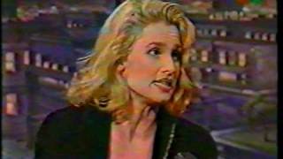 Nicollette Sheridan Jay Leno Show 1994 Knots Landing Desperate Housewifes Dynasty [upl. by Enilorac193]