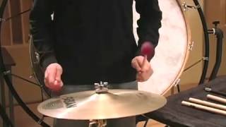 Suspended Cymbal 1 Selection and Techniques  Vic Firth Percussion 101 [upl. by Oirretna780]