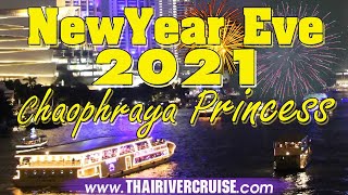 New Year Eve Dinner Bangkok Chao Phraya Princess Cruise [upl. by Aled]