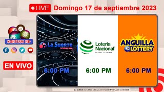 Lotería Nacional y La Suerte Dominicana Anguilla Lottery 📺│Domingo 17 de septiembre 2023  600 PM [upl. by Clyve641]