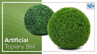 Artificial Topiary Ball Set by NatraHedge®  Indoor Outdoor Plant Decoration [upl. by Oribel]